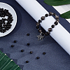 128Pcs 3 Size Natural Silver Obsidian Beads G-CA0001-36-4