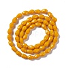 Faceted Glass Beads Strands GLAA-E037-02B-2