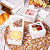 Square Paper Biscuit Boxes with Lace Edged Square Clear Window CON-TAC0001-12A-01-7