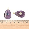 Natural Amethyst Pendants G-H318-04G-05-3