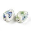 Handmade Porcelain Beads PORC-N008-06G-2