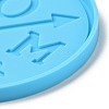 DIY Mother's Day Theme Flat Round Pendant Silicone Molds LS-SIMO-H010-02G-4