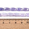 Anti-Tarnish Electroplate Glass Beads Strands EGLA-Q130-02A-15-4