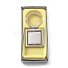 Zinc Alloy Rotating Keychain Bezel Cabochon Settings FIND-G088-01D-1