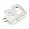 Non-Tarnish 201 Stainless Steel Charms STAS-C021-06P-B-3