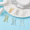 90Pcs 3 Colors Brass Tube Beads KK-YW0002-08A-4