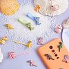 34Pcs Dinosaur Resin Charms Crocodile Ornaments Slime Resin Animal Flatback Embellishments for DIY Phonecase Decor Scrapbooking Crafts Jewelry Making Supplies JX478A-5