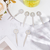 6Pcs 201 Stainless Steel Padlock Bypass Tools TOOL-CN0001-06-4