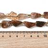 Natural Black Gold Rutilated Quartz Beads Strands G-D101-A16-5