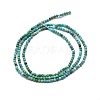 Natural HuBei Turquoise Beads Strands G-A177-04-15-2