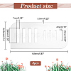 Transparent Acrylic Clay Tool TACR-WH0001-82-2