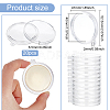 20Pcs Transparent Acrylic Big Pendants FIND-FG0002-10-2