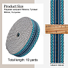 9.5~10 Yards Polyester Jacquard Ribbons OCOR-OC0001-20A-2