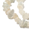 Natural White Moonstone Beads Strands G-P332-01-6