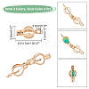 ARRICRAFT 12Pcs 3 Colors Alloy Bead Cage Pendants FIND-AR0001-60-2