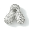 Rack Plating Brass Cubic Zirconia Pendants KK-S378-02P-A-1