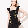 Plum Blossom Shape Appliques PATC-WH0007-11C-4