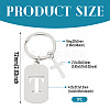 1Pc Stainless Steel Keychains KEYC-TADJ0001-08T-2