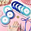 8Rolls 4 Colors Single Face Satin Ribbon OCOR-FS0001-10B-4