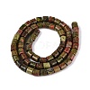 Natural Unakite Beads Strands G-Q606-60A-02-3