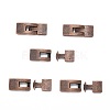 Tibetan Style Snap Lock Clasps LS-TIBE-LF11313Y-R-LF-2