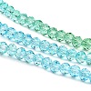 Transparent Painted Glass Beads Strands LS-DGLA-A034-T3mm-A17-4