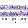 Baking Paint Glass Beads Strands GLAA-H032-05-06-4