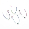 Ion Plating(IP) 304 Stainless Steel Earring Hooks X-STAS-L216-03A-M-1