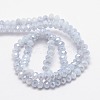 Electroplate Glass Beads Strands X-EGLA-D020-6x4mm-47-2