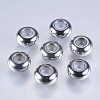 201 Stainless Steel Beads STAS-F145-06P-B-1