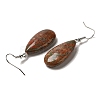 Natural Mixed Gemstone Teardrop Dangle Earrings EJEW-E296-06P-A-3
