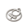 Non-Tarnish 201 Stainless Steel Pendants STAS-E206-03P-01-2