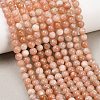 Round Natural Multi-Moonstone Beads Strands G-I176-09-6mm-9