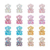 80Pcs 8 Colors Transparent Acrylic Pendants MACR-PJ0001-07-2