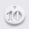 Non-Tarnish 304 Stainless Steel Pendants LS-STAS-F233-10-P-1