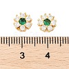 Brass Micro Pave Cubic Zirconia Beads KK-U056-16G-01-3