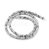 Natural Sesame Jasper/Kiwi Jasper Beads Strands G-F631-A48-3