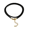 Nylon Milan Cord Necklace Making MAK-M028-01G-16-2