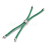Twisted Nylon Cord Silder Bracelets DIY-B066-03P-16-1