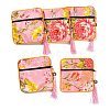 Chinese Style Floral Cloth Jewelry Storage Zipper Pouches LS-AJEW-D063-01F-1