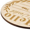 Wooden Hello World Baby Photo Props WOOD-D023-05-3
