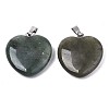 Natural Green Aventurine Pendants G-N0326-54B-2