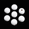 Painted Natural Wood Beads WOOD-A018-16mm-19-1