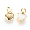 Enamel Brass Charms KK-G364-17G-01-2