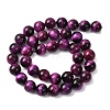 Natural Tiger Eye Beads Strands G-S259-03A-10mm-7