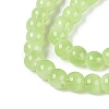 Transparent Glass Imitation Cat Eye Beads Strands GLAA-Q110-01B-09-3