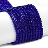 Transparent Glass Beads Strands GLAA-H021-03-09-1