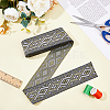 Polyester Jacquard Rhombus Ribbons OCOR-WH0082-141B-4