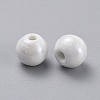Glazed Porcelain Beads PORC-D001-16mm-04-2