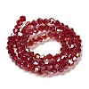 Transparent Electroplate Glass Beads Strands LS-GLAA-F029-2mm-A27-2
